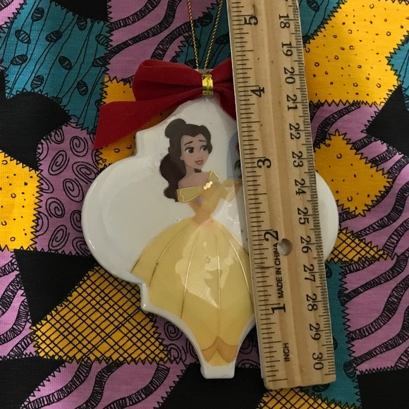 Belle ( Beauty and the Beast) Lantern tile Christmas ornament - Picture 2 of 2